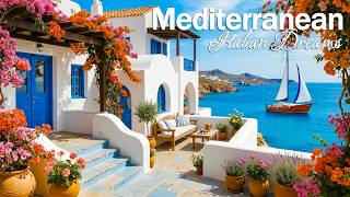 Italian Vibes &amp; Mediterranean Music 🎶 +2 Hours Dreamy Amalfi Coast &amp; Lake Como Beautiful 4K