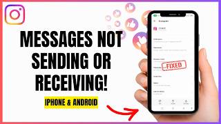 Instagram DM not working | Messages not sending problem