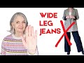 How not to style wide leg jeans  ways to style wide leg jeans