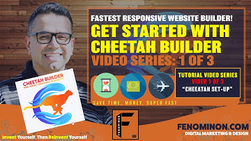 Get Started with Cheetah Builder Video Series 1 of 3 SET UP