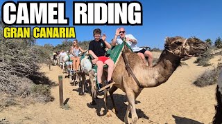 We Went Camel Riding In Gran Canaria 