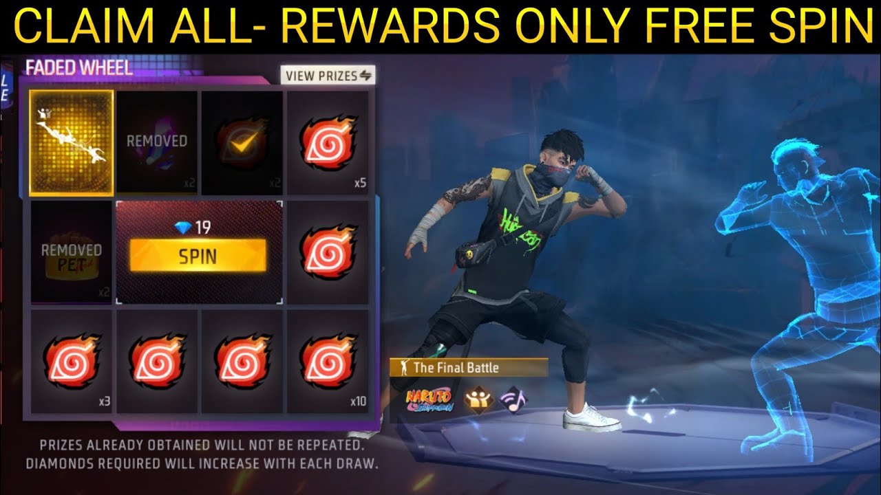 Final Battle Dou Emote Free Fire | New Feded Wheel Event 2025 | | FF New Event | Free Fire New Event
