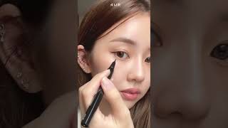 #4U2BeautyHacks   เขียนอายไลน์เนอร์ฉบับง่ายมากก🧡 #4u2cosmetics #4u2thailand #รีวิว4u2