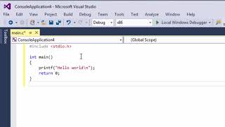 011 Using Visual Studio (Welcome to the course C programming)