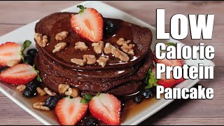 Vegan Protein Chocolate Pancake Recipe | LOW CALORIE | Fire Foodz