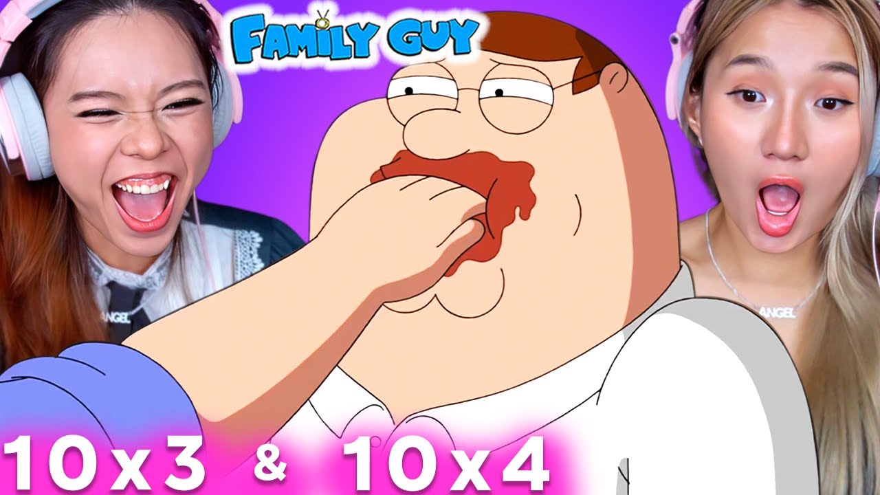 Asian Girls React | Family Guy Season 10 | Ep 3 & 4 (Family Guy Reaction)