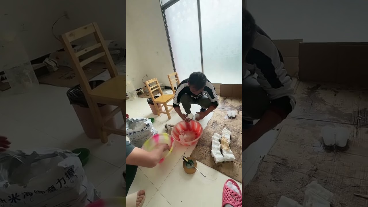 On the porch are purple dahlias in the afternoon