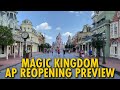 Best Magic Kingdom Day During the Passholder Reopening Preview