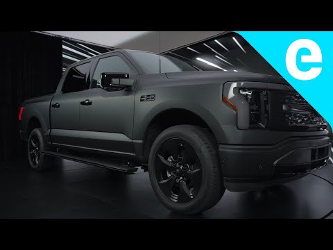 Special look at the F-150 Lightning Platinum Black Edition