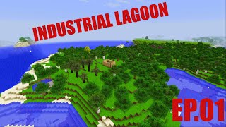 Minecraft Technical Lagoon Ep#1 Starting the new jurney with technic pack 2  --Timelapse--