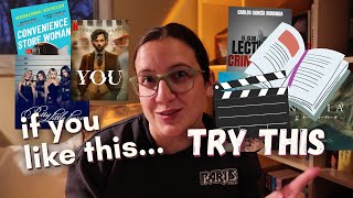 if you like this, try this 📚🎬 spanish books & shows
books and tv series to try in spanish if you like these popular books and tv series!! learning spanish by reading, listening, and enjoying spanish culture!
00:00 if you like...
00:43 girl with the dragon tattoo
03:05 convenience store woman
05:10 you by carolyn kepnes
06:44 last night at the telegraph club
09:10 pretty little liars
11:36 secret surprise
carmen mola article: https://lifeandstyle.expansion.mx/vida/2021/10/21/carmen-mola-polemica-por-la-escritora-fantasma-que-gana-el-premio-planeta
GIVEAWAY CLOSED
official rules of giveaway:
- giveaway will close approximately one week after this video goes live, when new comment is pinned indicating that giveaway is closed.
- open internationally, must be willing to provide me with your email address or instagram handle.
- comment on this video telling me your favorite thing about learning spanish and include the word giveaway in your comment (crucial!)
- one winner will be chosen randomly using a comment picking tool.
- I will reply to your comment and ask you to comment your email address and/or instagram handle (I will delete your comment after I contact you). I will message/email you to provide you with the code, and also reply to the comment to let you know it has been sent. Please make sure to check your message requests and/or spam if needed.
- I reserve the right to pick a new winner if you do not respond to the comment with your email or instagram within a couple days.
- giveaway is not affiliated with Jiveworld, Radio Ambulante Studios, YouTube, or anything else, and all entries must abide by the community guidelines: https://support.google.com/youtube/answer/9288567?hl=en.
-Not valid where prohibited by law.
L I N K S (as of 10/20/23)
my instagram: joreneereads
my booktube channel: https://youtube.com/@joreneereads
my language learning channel: https://youtube.com/@joreneelanguages
my ko-fi shop: https://ko-fi.com/joreneereads
my pango books (used books for sale): https://pangobooks.com/bookstore/joreneereads
my bookshop wishlist: https://bookshop.org/wishlists/0f8dfb3a0bb2a87c6d2dbd1af615ddb30ce67627
**affiliate links below, I may receive commission or other benefit from purchases:**
Libro.fm (audiobooks) referral code: https://libro.fm/referral?rf_code=lfm185147
Scribd (audiobooks and ebooks) 60 days free trial: https://www.scribd.com/g/8gr48n​​
Storytel (audiobooks and ebooks) 30 days free, this is where I listen to most spanish audiobooks: https://www.storytel.com/signup?book=1918780&campaignCode=invitefriend&referrer=37970291
Nextory (spanish ebooks and audiobooks): https://nextory.com/es/register/campaign/recommend-friend-es?utm_source=nexreferral&utm_medium=Other&utm_channel=App&utm_term=s6PakV2JLWoizWU1KWYDyg &utm_content=11652773&utm_campaign=nexreferral%20%7C%20App%20%7C%20Recommend%20a%20Friend%20%7C%20NXES
italki code (if you buy $20, you get $5): https://www.italki.com/es/i/ref/A0Df6fd?hl=es&utm_medium=user_referral&utm_source=copylink_share
damon dominique courses affiliate: https://courses.damondominique.com/?affcode=775807_ugikibad
Bookshop.org affiliate page: https://bookshop.org/shop/JoRenee
Babbel: https://share.babbel.com/x/yep0QN
Thematic (where I get most music): https://app.hellothematic.com/invite/6DF4138C
**************************** if you like this, try this 📚🎬 spanish books & shows
