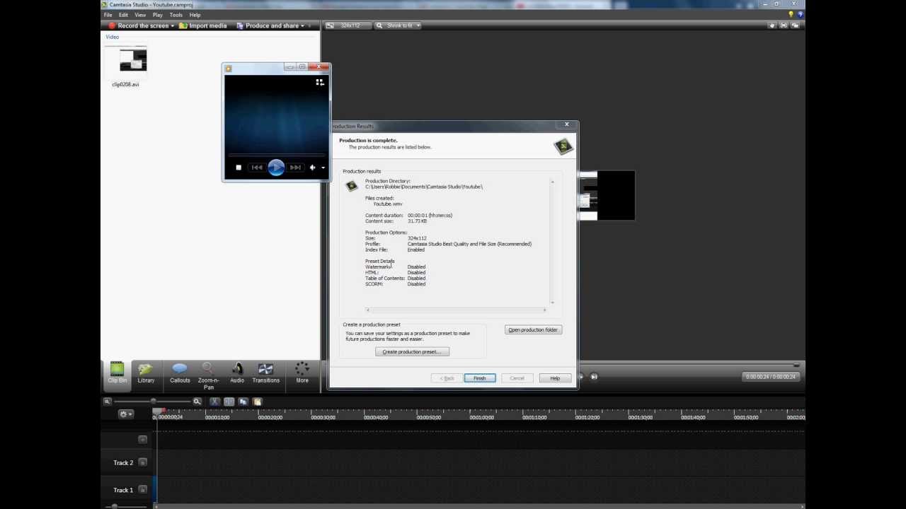 camtasia add watermark