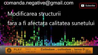 Paula Seling - Colindam , colindam , iarna Karaoke DEMO Negativ Instrumental