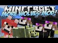 Minecraft | MORE WOLVES MOD! (Three Headed Wolf?!) | Mod Showcase