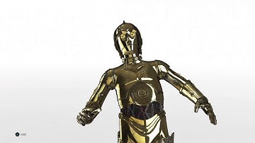 STAR WARS battlefront  R2D2 and C3PO fighting