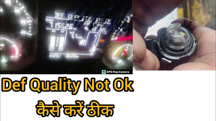 Def Quality Not OK || Visit Workshop | How to check def Quality sensor | #def quality sensor bypass