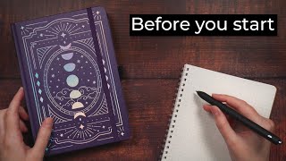 Planning your best journal