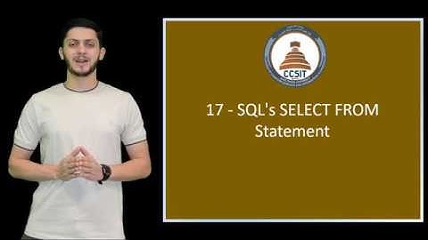 Oracle APEX Tutorial 17 - SQL