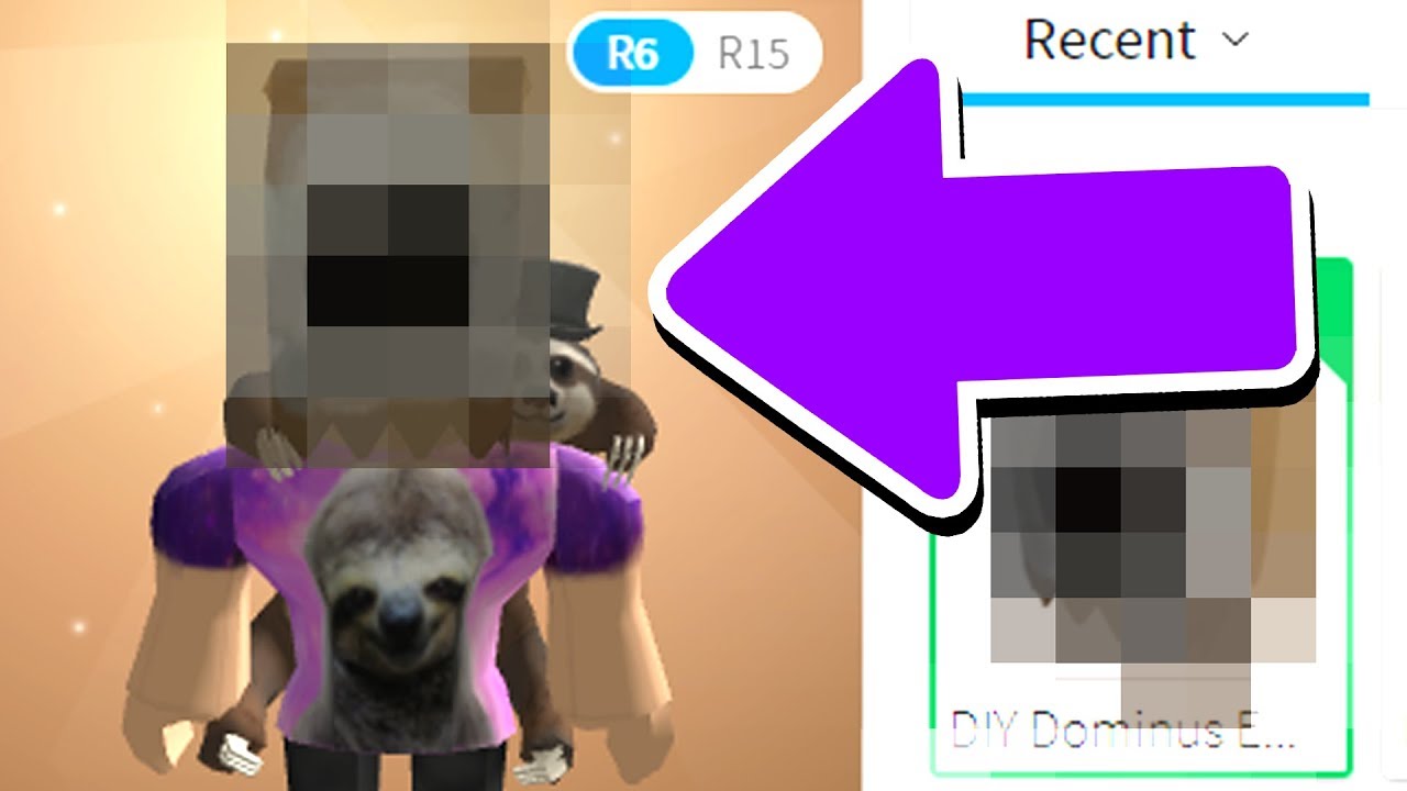 Diy Dominus Messor Made Out Of 0 Robux By Adil Gamer - hooded horned ice warrior dominus buttons roblox