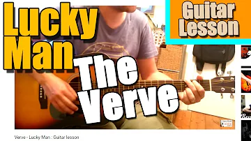 Verve - Lucky Man : GUITAR LESSON #157