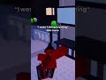 He turned around faster than flash 😭🙏 #roblox #forsaken #forsakenroblox #shorts #robloxmemes