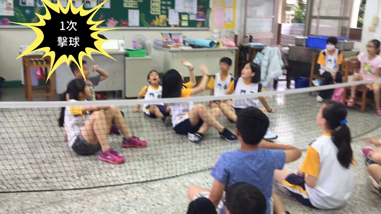 【Dream PE—體育課不一樣】雨備體育課程—坐式氣排球