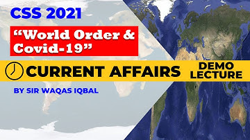 Current Affairs Demo Lecture by Sir Waqas Iqbal | Study River | CSS Club