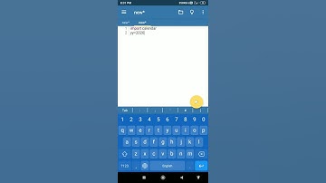 Python program for displaying calendar
