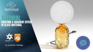 Tutorial - Creating a Gradient Effect in Glass Material in Blender Octane
