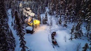 OVERNIGHT IN A HOT TENT IN DEEP SNOW