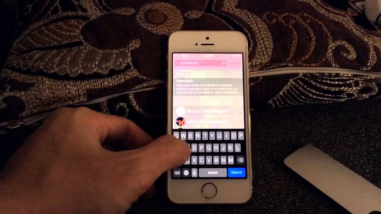 How To Use Swipeselection On Iphone Ios 7 Youtube