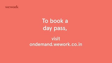 On-demand workspaces at WeWork