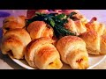 Круассаны с колбасой и сыром. Цыганка готовит. Хачапури с колбасой и сыром. Gipsy cuisine.