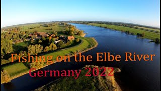 Fishing on the Elbe River Germany 2022 (near Bleckede)