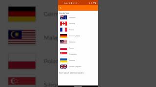 Tegant VPN on Android - Demo screenshot 1