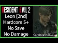 Resident Evil 2 REmake (PC) No Damage No Save - Leon 2nd (Leon B) Hardcore Mode S+ Rank