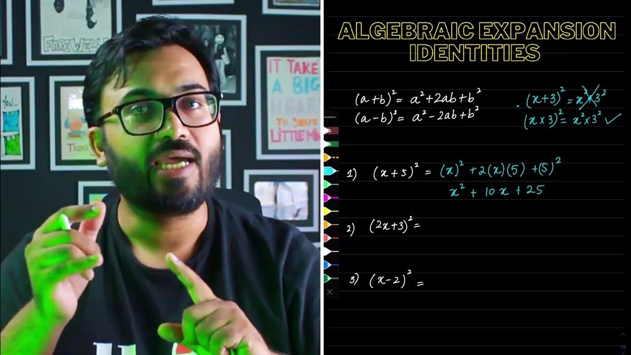 ALGEBRAIC EXPANSION IDENTITIES FOR DUMMIES O LEVELS 4024 IGCSE 0580 MATHEMATICS YouTube