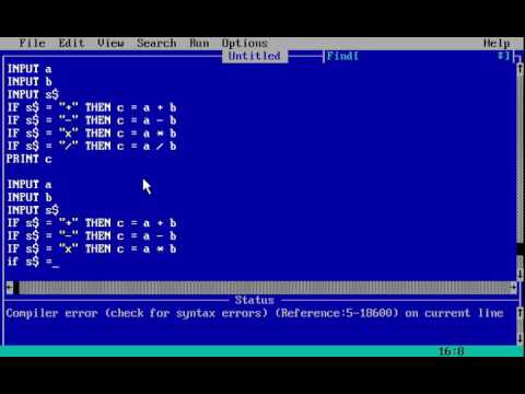 QB64  How to make a calculator