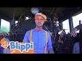 Blippi Goes Inside A Steam Train | Blippi Vehicles | Learning Videos for Kids