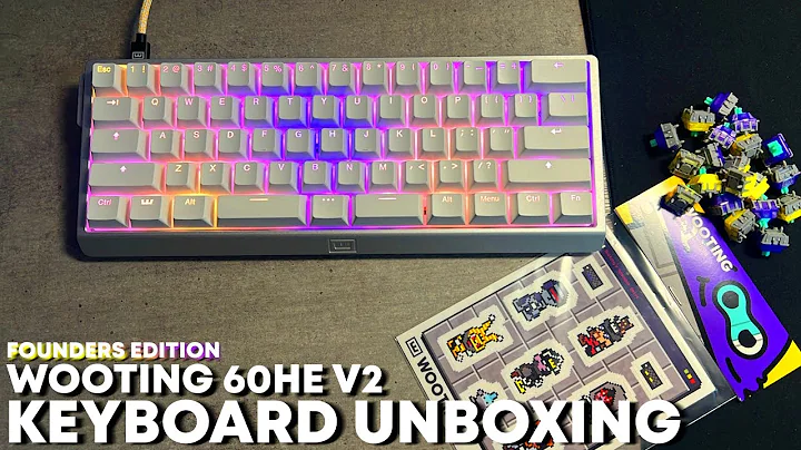 Wooting 60HE v2 Founders Campaign Unboxing (Best Hall Effect Keyboard 2026?)