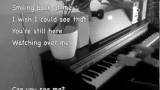 Krista Siegfrids - Can You See Me (Piano cover + lyrics) chords