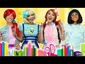 Disney princess girls with elsa and anna belle jasmine and maleficent 2 totally tv parody