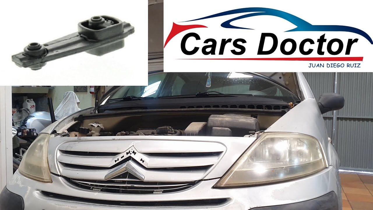 ¿Notas que tu palanca de cambio se mueve?Revisa el soporte de motor central Citroen C3 2007 1100 HFX