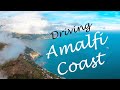 Amalfi Coast Italy - Driving Amalfi to Positano to Sorrent - Timelapse