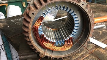 chia sẻ quấn lại 5 HP-3 PHA-1400 R.P.M-220V-50 HZ