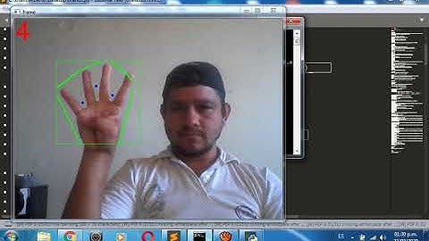 Reconocimiento de gestos con opencv python