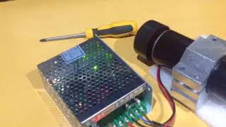 Banggood 500W spindle motor noise test