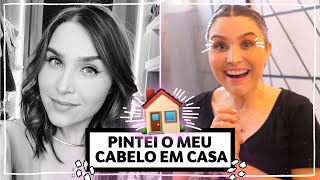 Como PINTAR O CABELO EM CASA | Lu Ferreira | Chata de Galocha