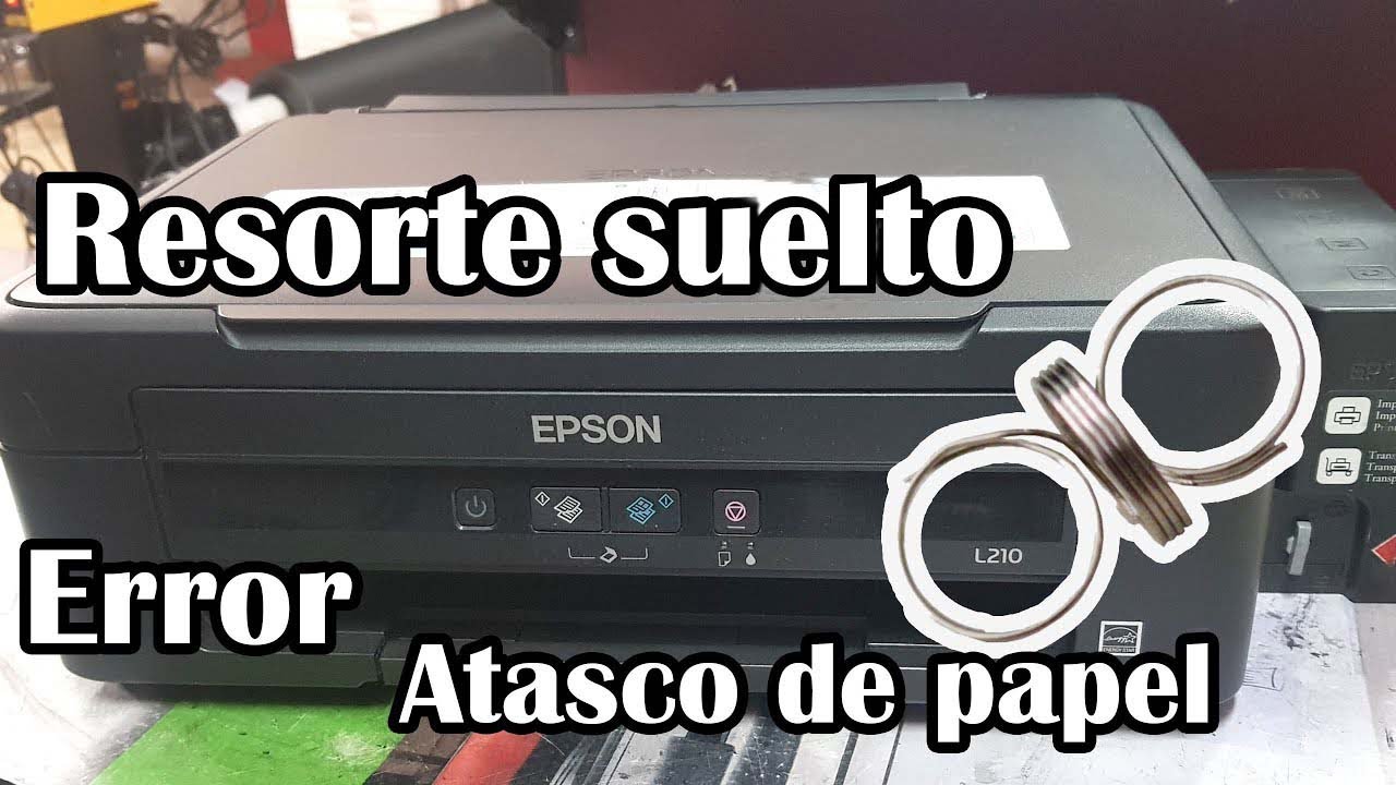 ✋Mi impresora Epson L220 no jala el papel - YouTube