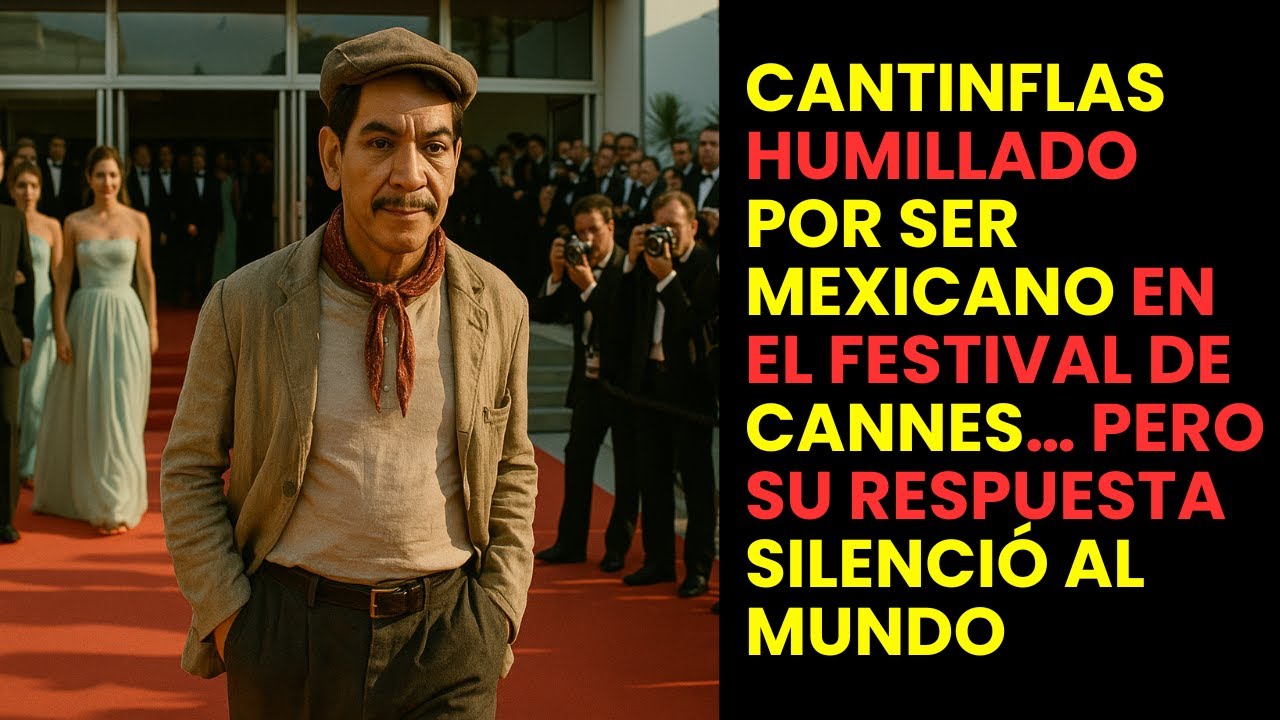 🔴Cantinflas humillado por ser mexicano en el Festival de Cannes… pero su respuesta silenció al mundo